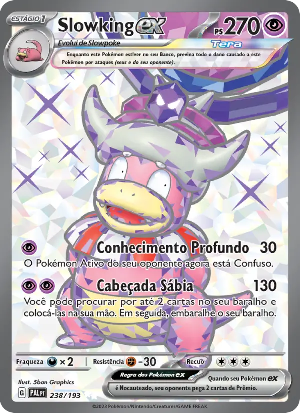 Slowking ex — Evoluções em Paldea 238