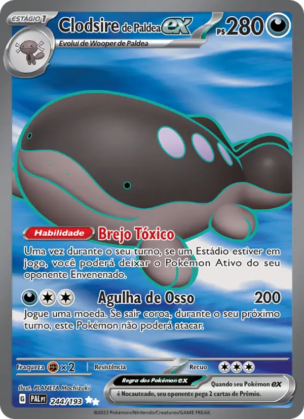 Clodsire de Paldea ex — Evoluções em Paldea 244