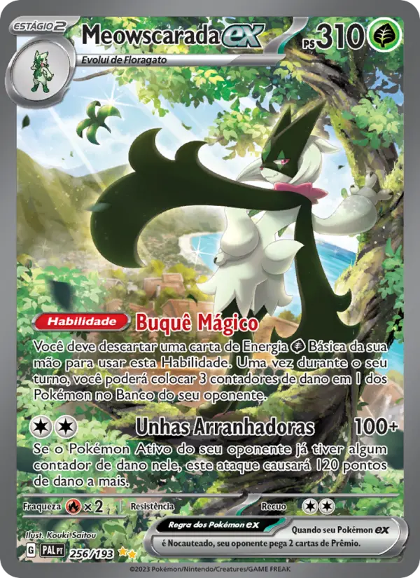 Meowscarada ex — Evoluções em Paldea 256