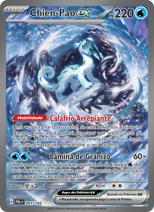 Chien-Pao ex — Evoluções em Paldea 261