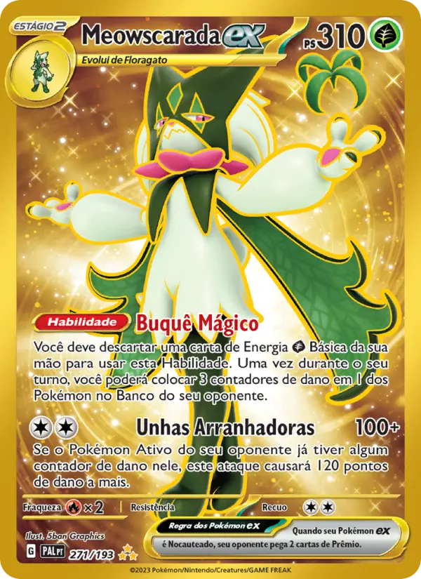 Meowscarada ex — Evoluções em Paldea 271