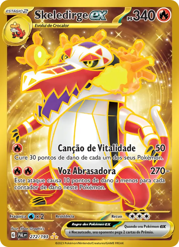 Skeledirge ex — Evoluções em Paldea 272