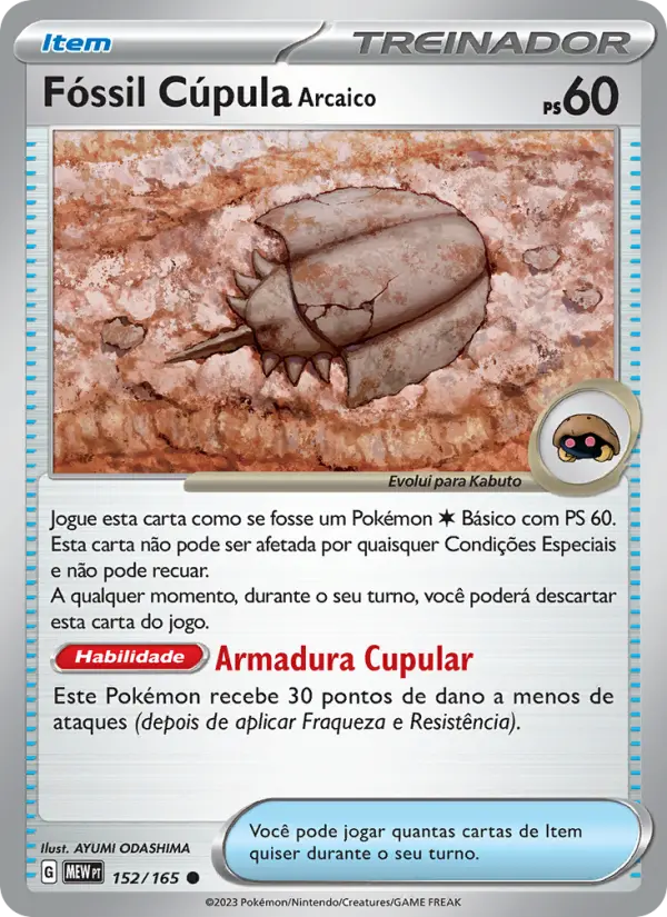 Fóssil Cúpula Arcaico — 151 152