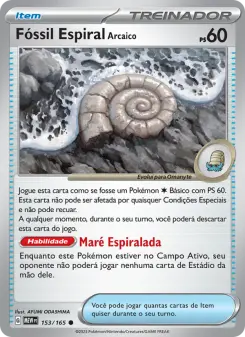 Fóssil Espiral Arcaico — 151 153