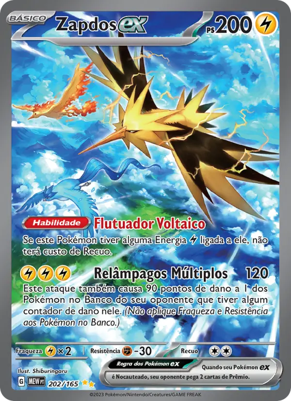 Zapdos ex — 151 202