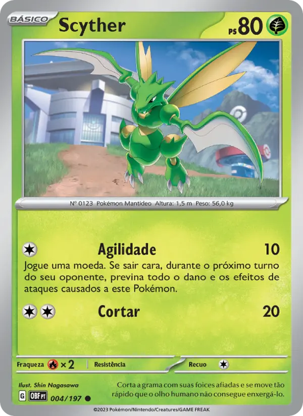Scyther — Obsidiana em Chamas 004