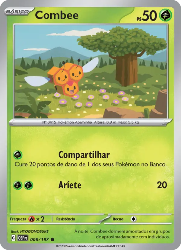 Combee — Obsidiana em Chamas 008