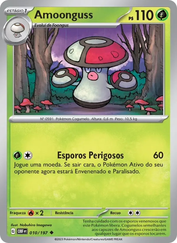 Amoonguss — Obsidiana em Chamas 010
