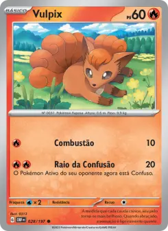 Vulpix — Obsidiana em Chamas 028