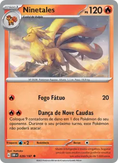 Ninetales — Obsidiana em Chamas 029