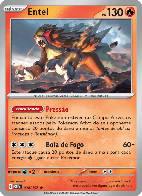 Entei — Obsidiana em Chamas 030