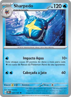 Sharpedo — Obsidiana em Chamas 047