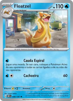 Floatzel — Obsidiana em Chamas 049