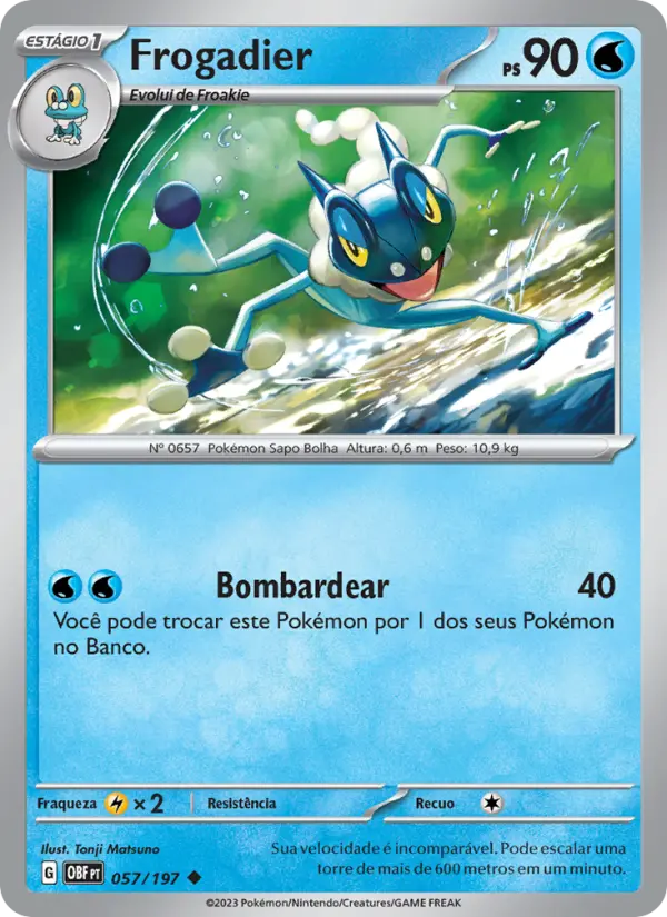 Frogadier — Obsidiana em Chamas 057