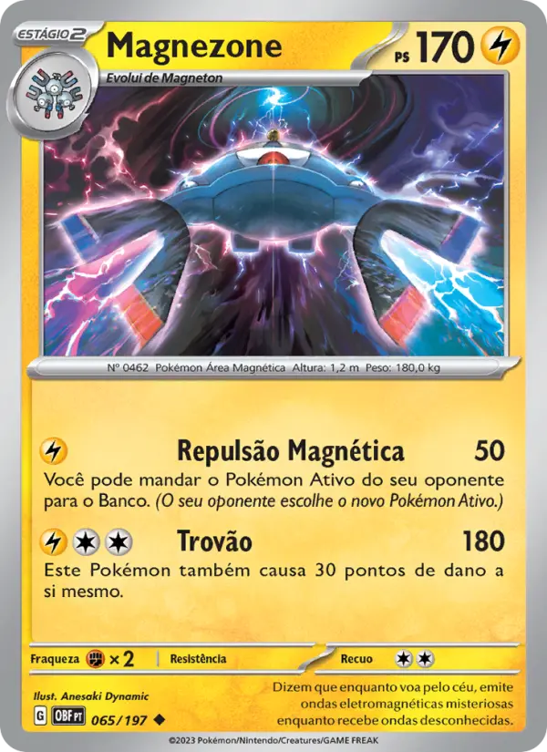 Magnezone — Obsidiana em Chamas 065