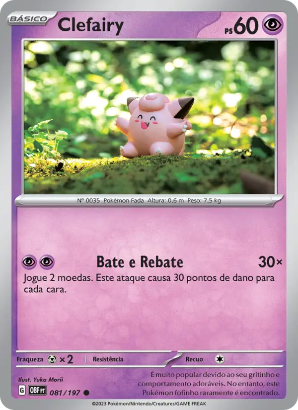 Clefairy — Obsidiana em Chamas 081