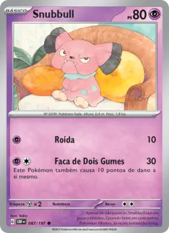 Snubbull — Obsidiana em Chamas 087