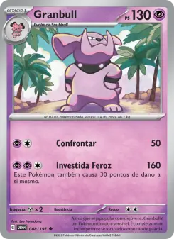 Granbull — Obsidiana em Chamas 088