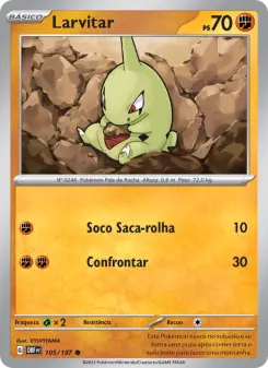 Larvitar — Obsidiana em Chamas 105