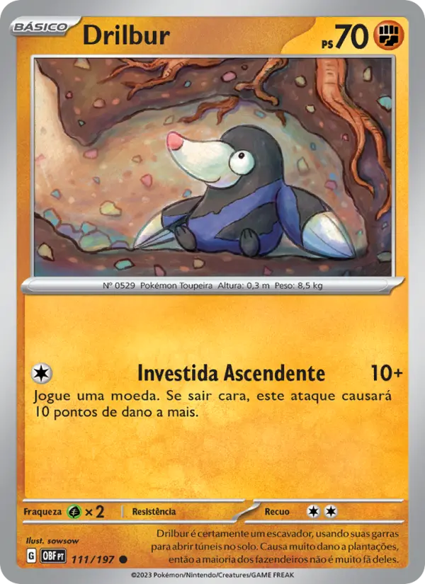 Drilbur — Obsidiana em Chamas 111