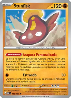 Stunfisk — Obsidiana em Chamas 112