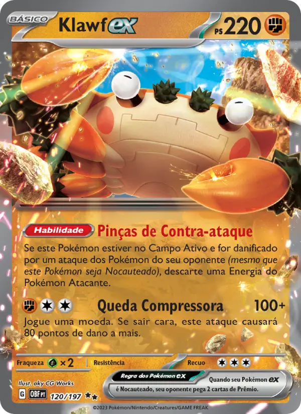 Klawf ex — Obsidiana em Chamas 120