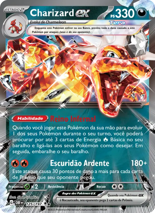 Charizard ex — Obsidiana em Chamas 125
