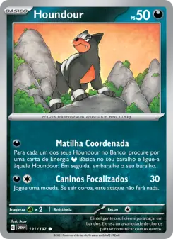 Houndour — Obsidiana em Chamas 131