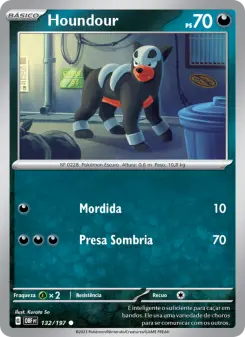 Houndour — Obsidiana em Chamas 132