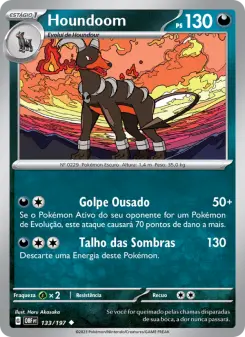 Houndoom — Obsidiana em Chamas 133