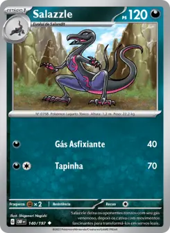Salazzle — Obsidiana em Chamas 140