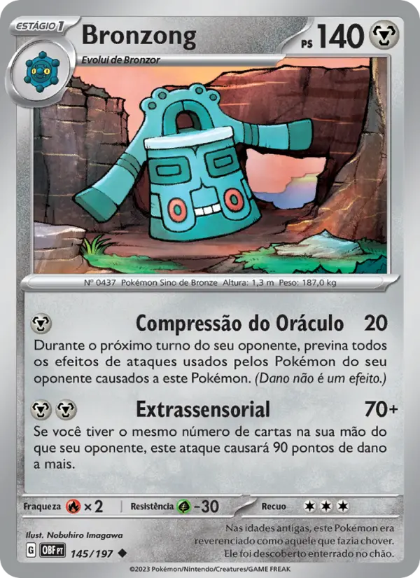 Bronzong — Obsidiana em Chamas 145