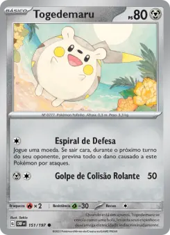 Togedemaru — Obsidiana em Chamas 151
