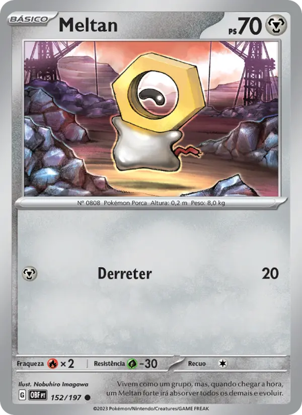 Meltan — Obsidiana em Chamas 152