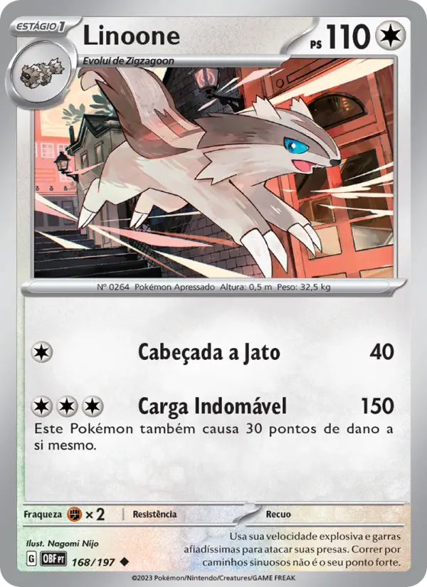 Linoone — Obsidiana em Chamas 168
