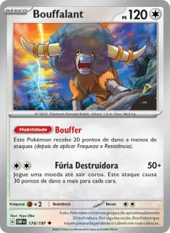 Bouffalant — Obsidiana em Chamas 174