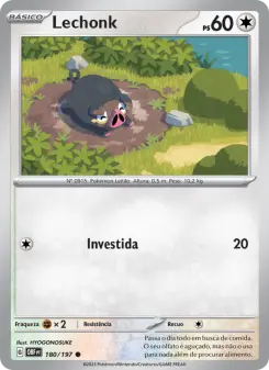 Lechonk — Obsidiana em Chamas 180