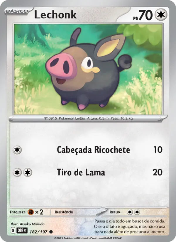 Lechonk — Obsidiana em Chamas 182