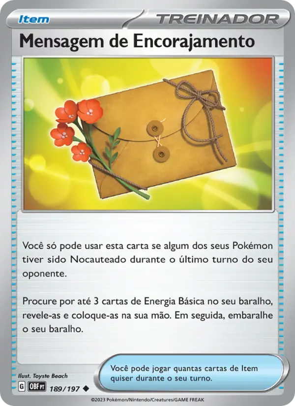 Mensagem de Encorajamento — Obsidiana em Chamas 189