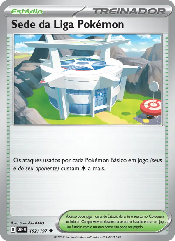 Sede da Liga Pokémon — Obsidiana em Chamas 192