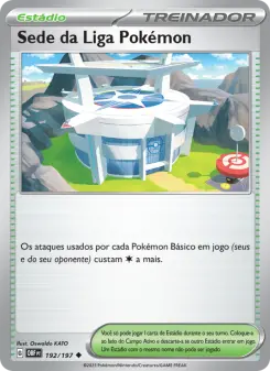 Sede da Liga Pokémon — Obsidiana em Chamas 192