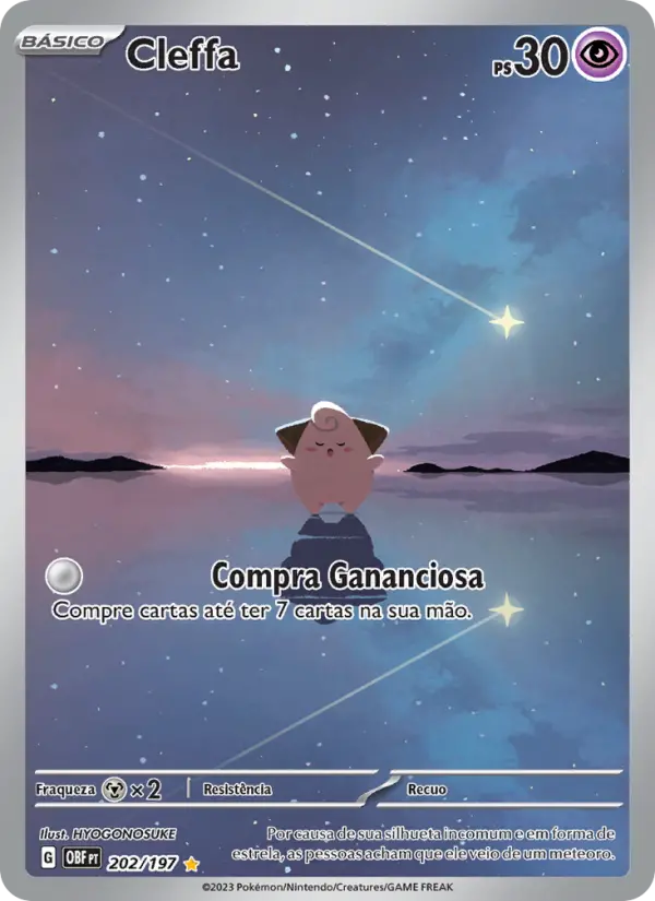 Cleffa — Obsidiana em Chamas 202
