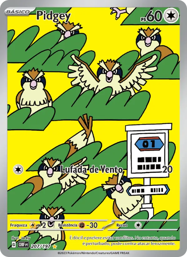 Pidgey — Obsidiana em Chamas 207