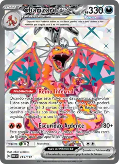 Charizard ex — Obsidiana em Chamas 215