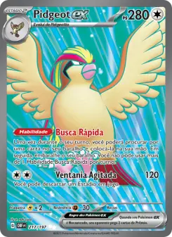 Pidgeot ex — Obsidiana em Chamas 217