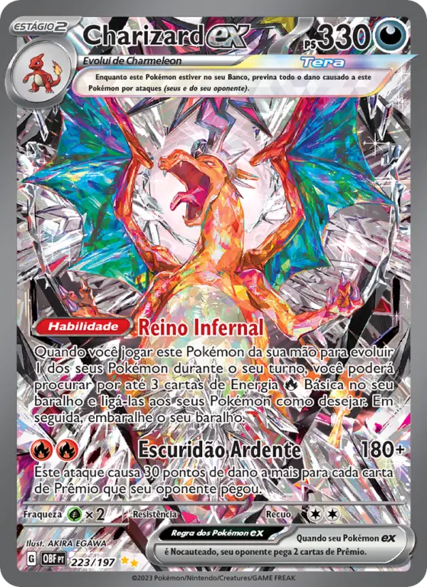 Charizard ex — Obsidiana em Chamas 223