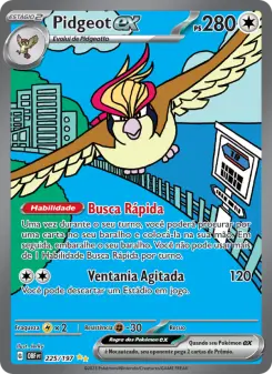 Pidgeot ex — Obsidiana em Chamas 225