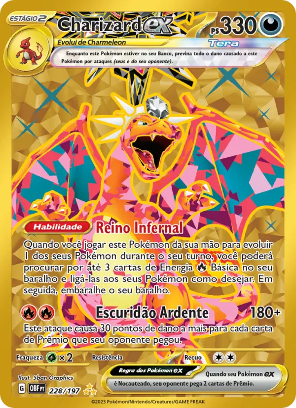 Charizard ex — Obsidiana em Chamas 228