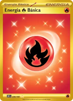 Energia Fire Básica — Obsidiana em Chamas 230