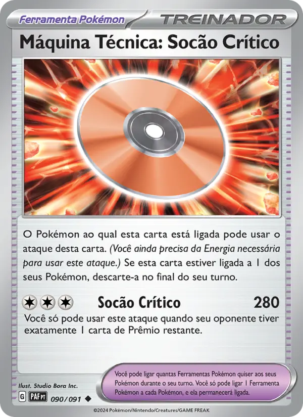 Máquina Técnica: Socão Crítico — Destinos de Paldea 090